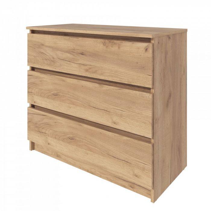 Comoda MP5 3S, 90x44x80 cm, Stejar k003 [4]