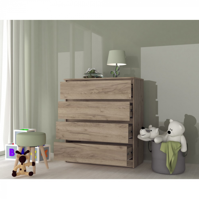 Comoda MP5 4S, 90x44x103cm, Stejar k002 [2]