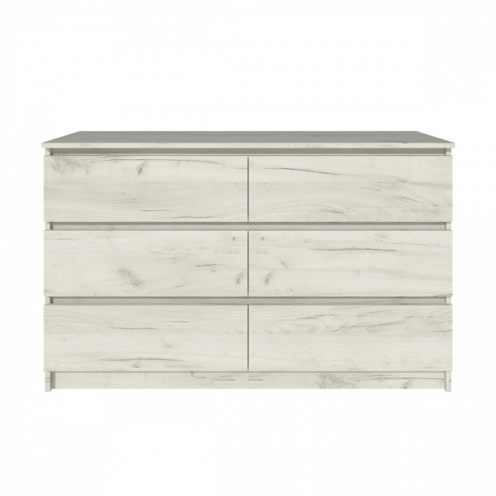 Comoda MP6 6S,130x44x80 cm, Stejar K001 [3]