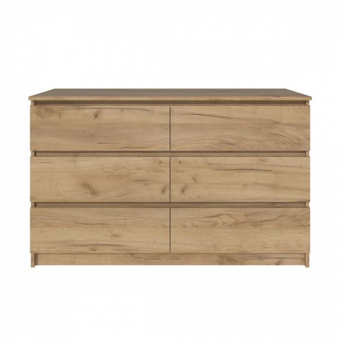 Comoda MP6 6S,130x44x80cm, Stejar K003 [3]