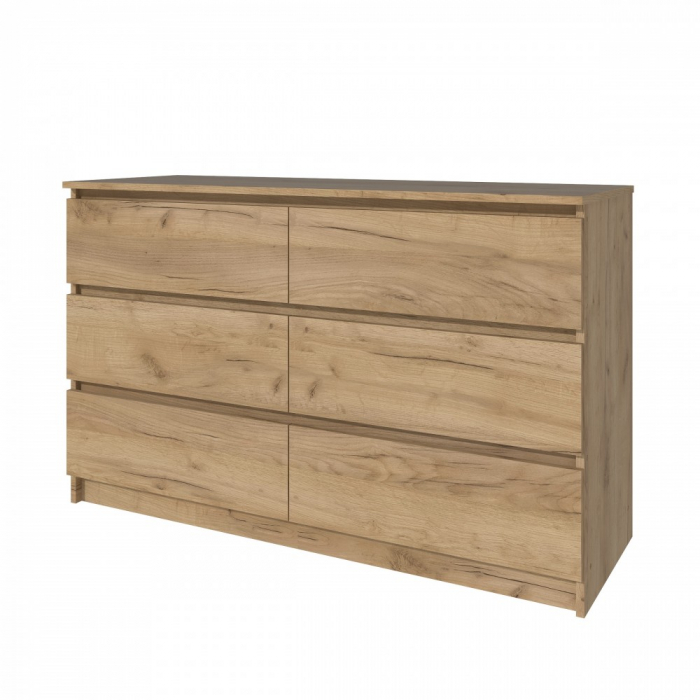 Comoda MP6 6S,130x44x80cm, Stejar K003 [4]