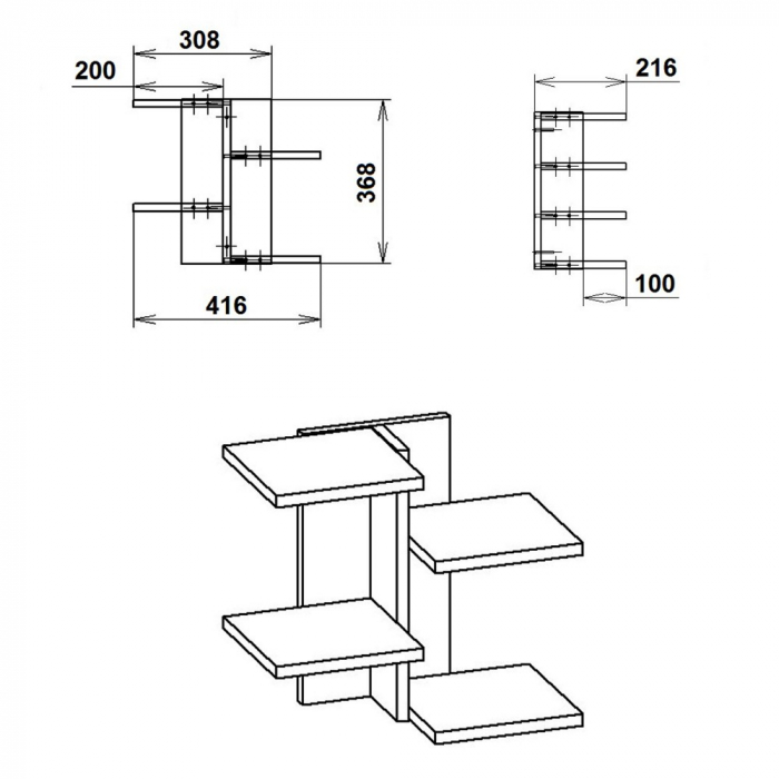 CORP CU POLITE 'P15' WENGE [2]