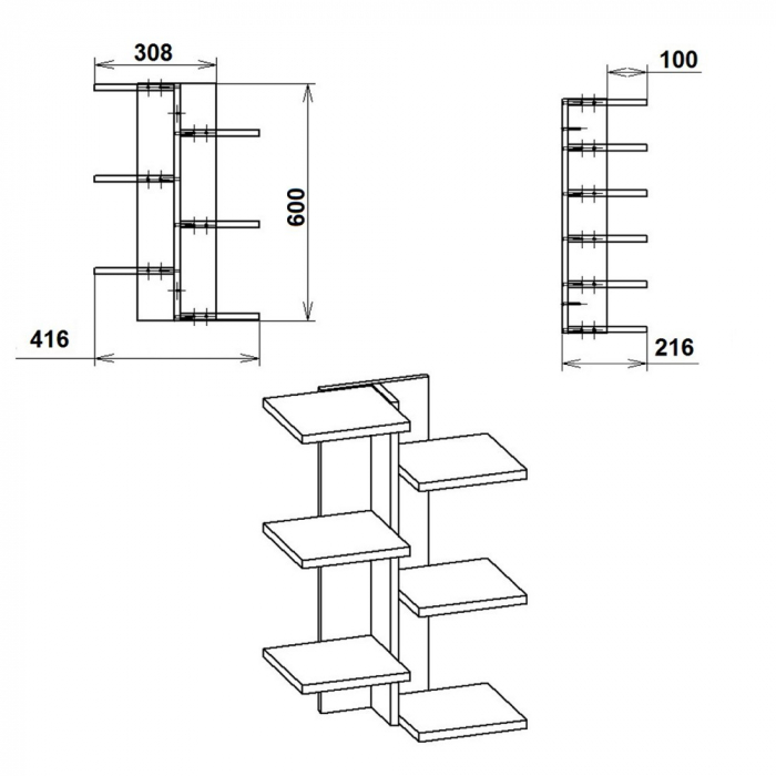 CORP CU POLITE 'P16' WENGE [2]