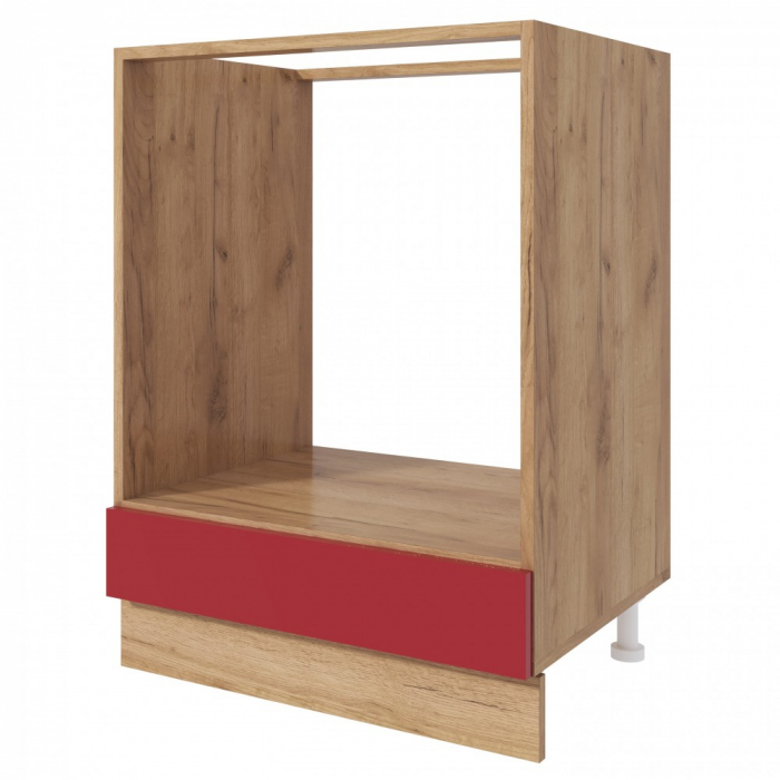 Corp inferior Chelsea, 60 Cuptor, Stejar K003+ Acril Rosu [6]