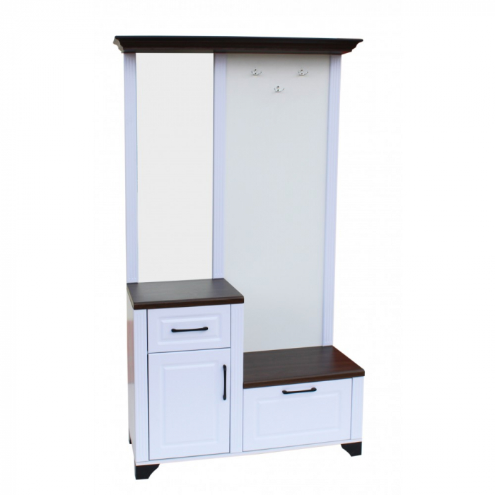 Cuier ZQD 108, 110x43x200cm, Alb [1]