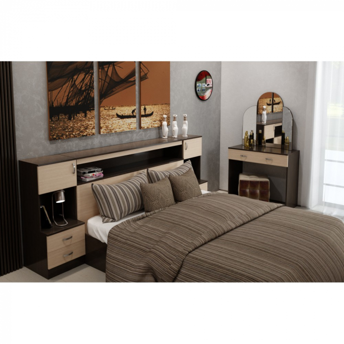 DORMITOR BASIA COMBI WENGE+KIRUNA [2]