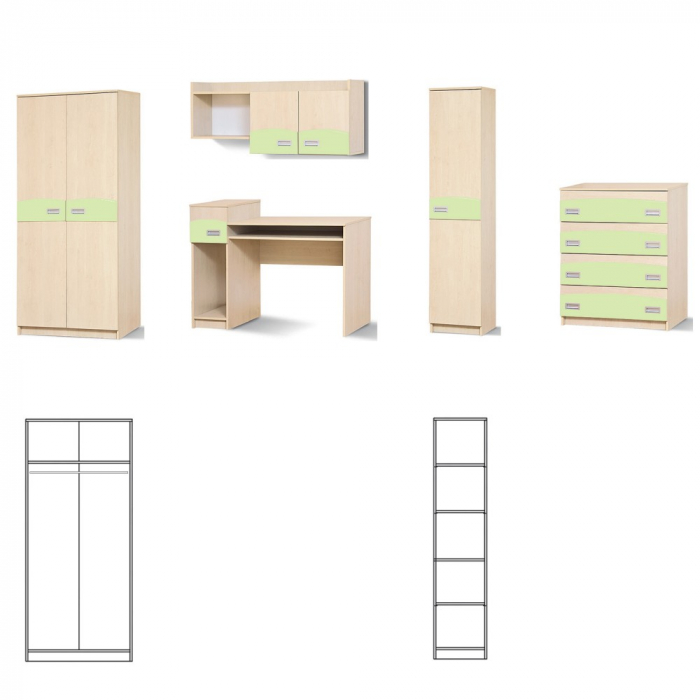 DORMITOR TERRY VERDE [2]