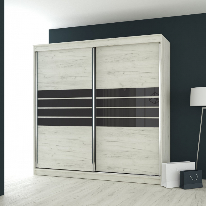 Dressing 2 usi Luca, 200x60x200 cm, stejar K001 [1]