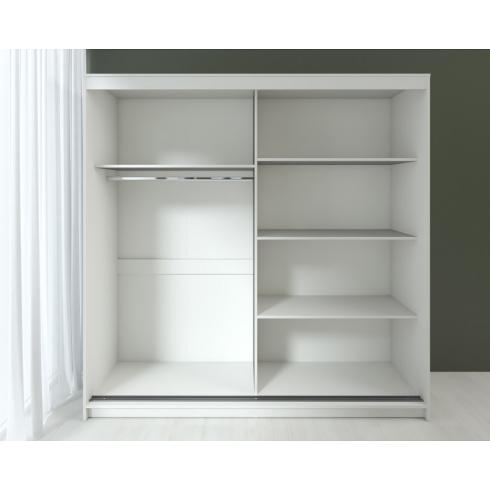 Dressing Smart, Acril Negru, 200x60x200cm [2]
