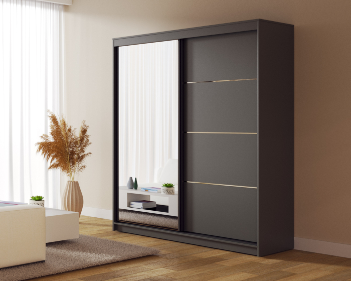 Dressing Velvet Gold, ANTRACIT 200 Antracit+Oglinda [2]