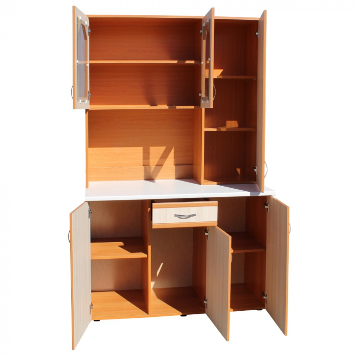 Dulap 120 pal, 121x33/60x197cm cires+kiruna [2]