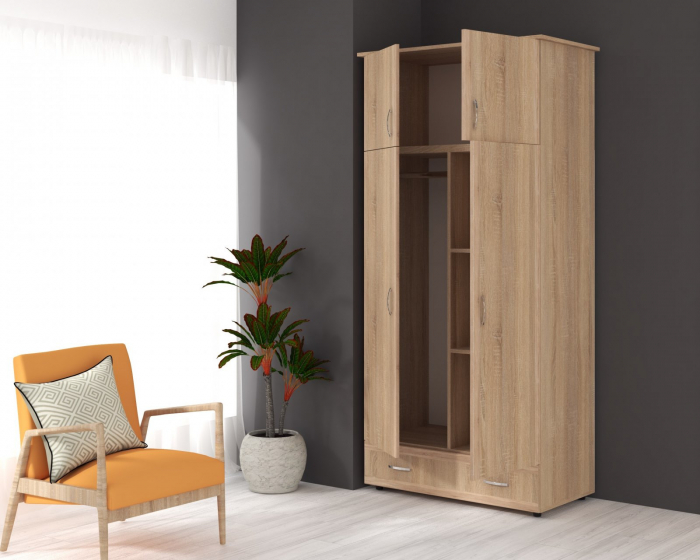 Dulap 2 USI SOFT, 95x51x203cm, sonoma [2]