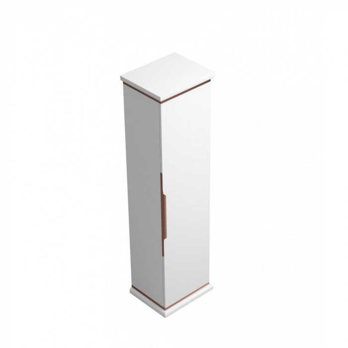 Dulap baie Hermes, 39x141x31cm, Alb [1]