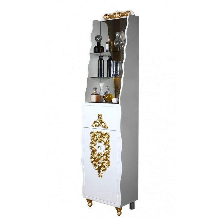 Dulap baie Temptation, 45x204x31cm, Aur [1]