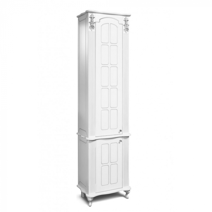 Dulap baie Versailles, 50x190x33cm, Argint [1]