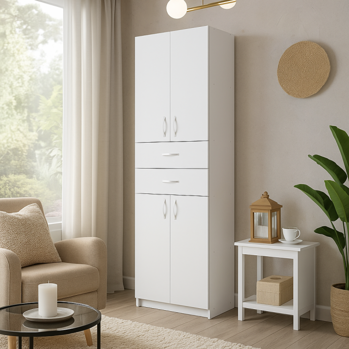 Dulap KSC-11 RO, 60x37x196 cm, alb [1]