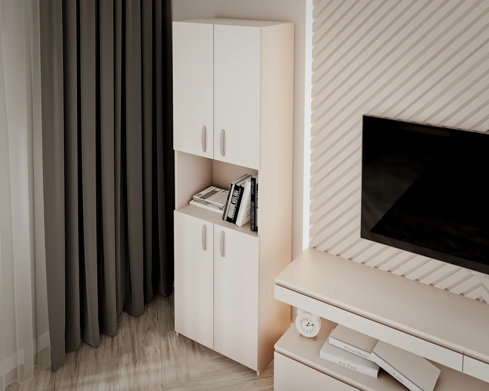 DULAP KSC-5 RO 60x37x196cm ALB [3]