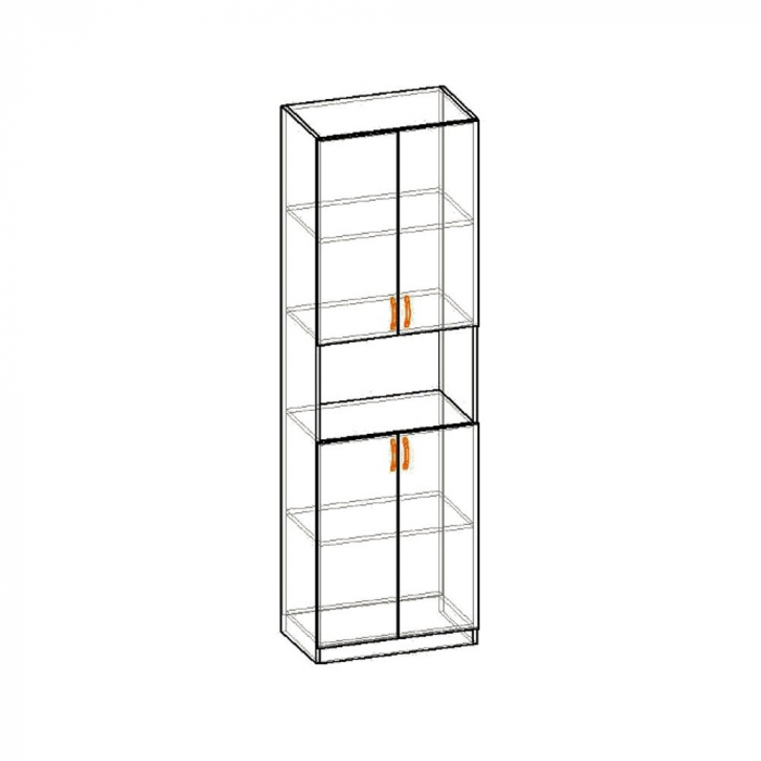 Dulap KSC-5 RO, 60x37x196cm, wenge [2]