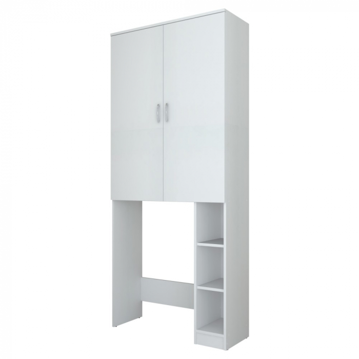 Dulap ms , 85x35x199 cm, Alb [3]