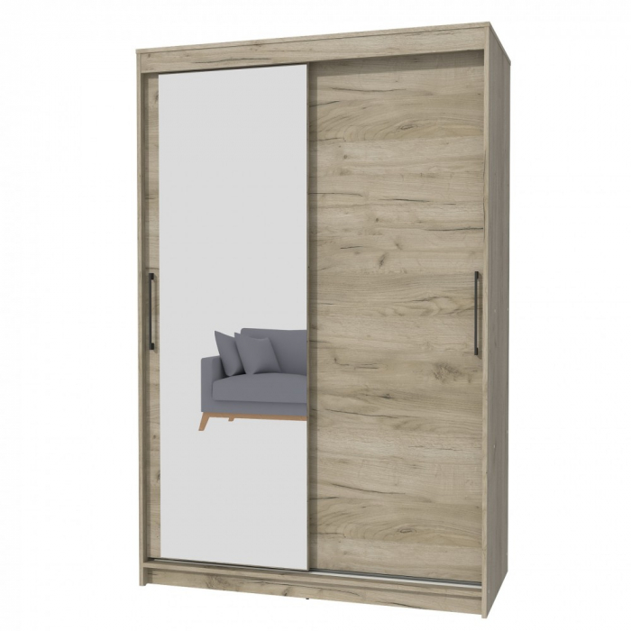 Dulap UC MP2, 150x60x200cm, Stejar K002 [4]