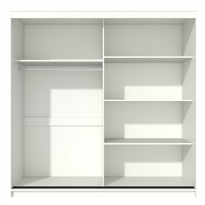 Dulap UC MP3, 200x60x200cm, Alb/Antracit [5]