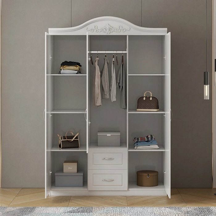 Dulap ZQE 005 MDF - 3U+2S, 150x50x200cm [2]