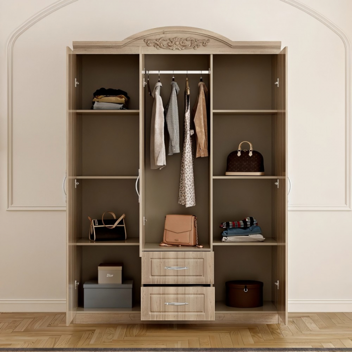 Dulap ZQE 026 MDF - 3U+2S, 150x200x50cm [5]