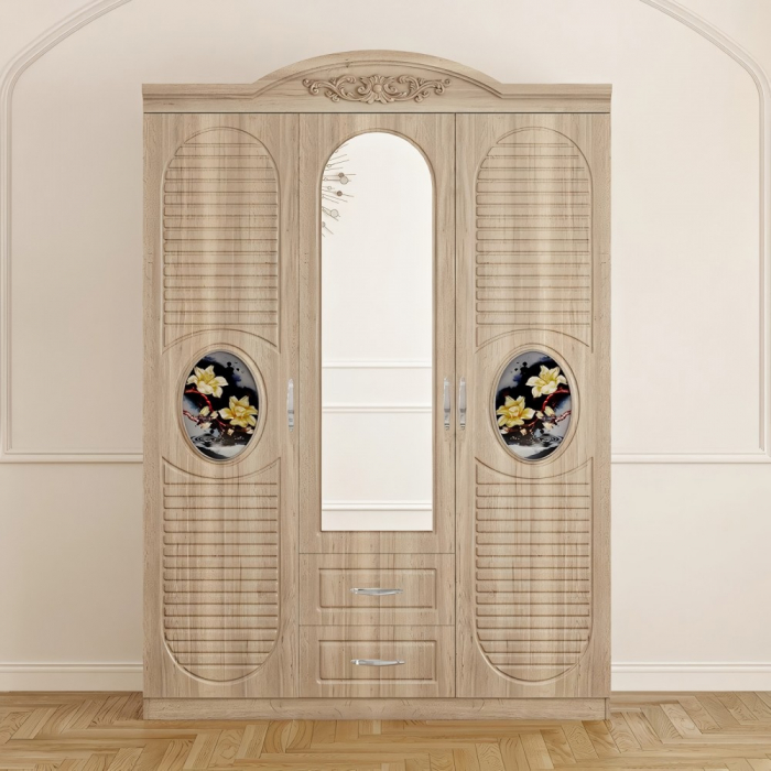 Dulap ZQE 026 MDF - 3U+2S, 150x200x50cm [3]