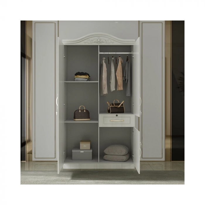 Dulap ZQE 042 MDF - 3U+1S, 100x200x50cm [2]