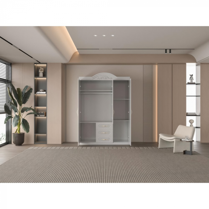 Dulap ZQE-049MDF - 3U/3S, 150x50x200cm [3]