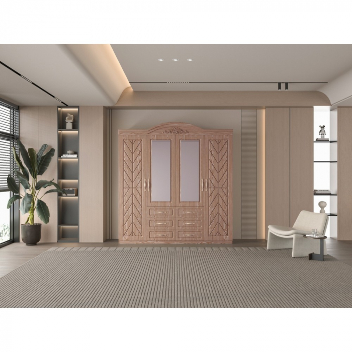 Dulap ZQW-009MDF - 4U/6S, 200x50x200cm [1]