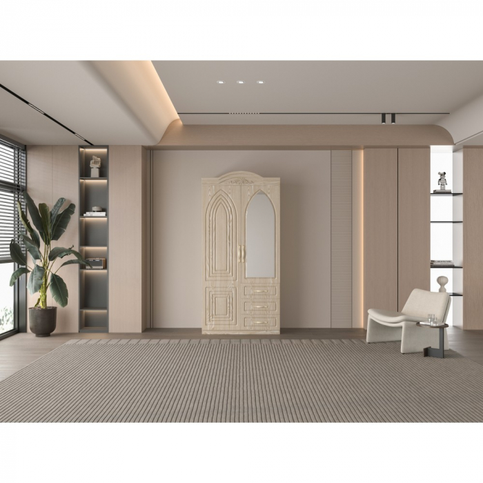Dulap ZQW-011MDF - 2U/3S, 100x50x200cm [1]