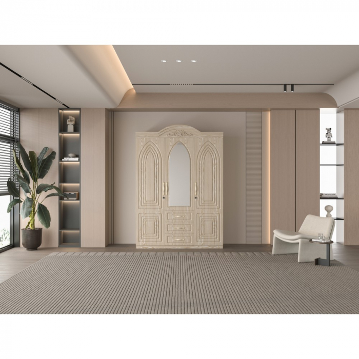 Dulap ZQW-011MDF - 3U/3S, 150x50x200cm [1]