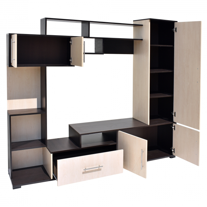 LIVING PEKIN RO WENGE+MESTEACAN 210x40x179CM [3]