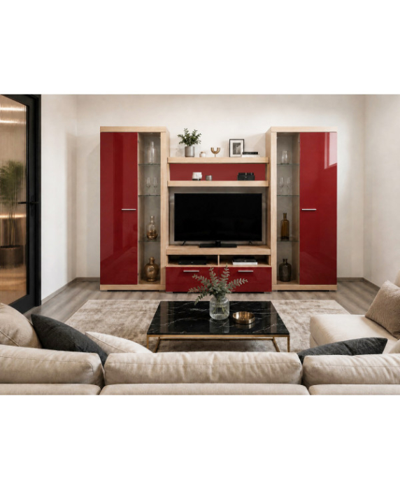 LIVING SONATA SONOMA+ROSU, 280x43x197cm [2]