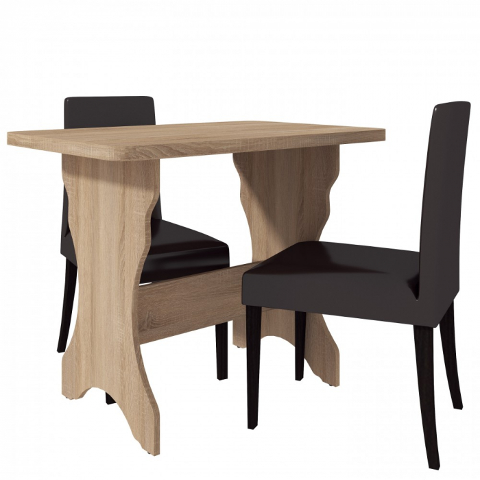 Masa bucatarie KC-2 UA, 90x60x73 cm, sonoma [4]