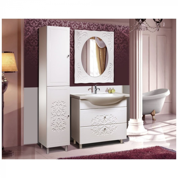 Masca baie + lavoar Sens, 85x90x51cm Alb [2]