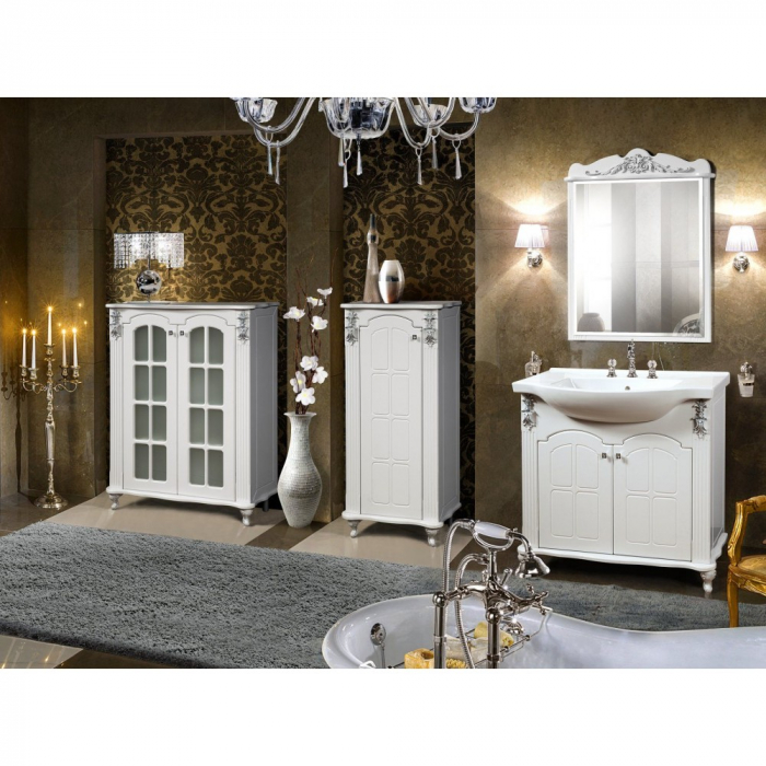 Masca baie + lavoar Versailles, 85x88x45cm, Argint [2]