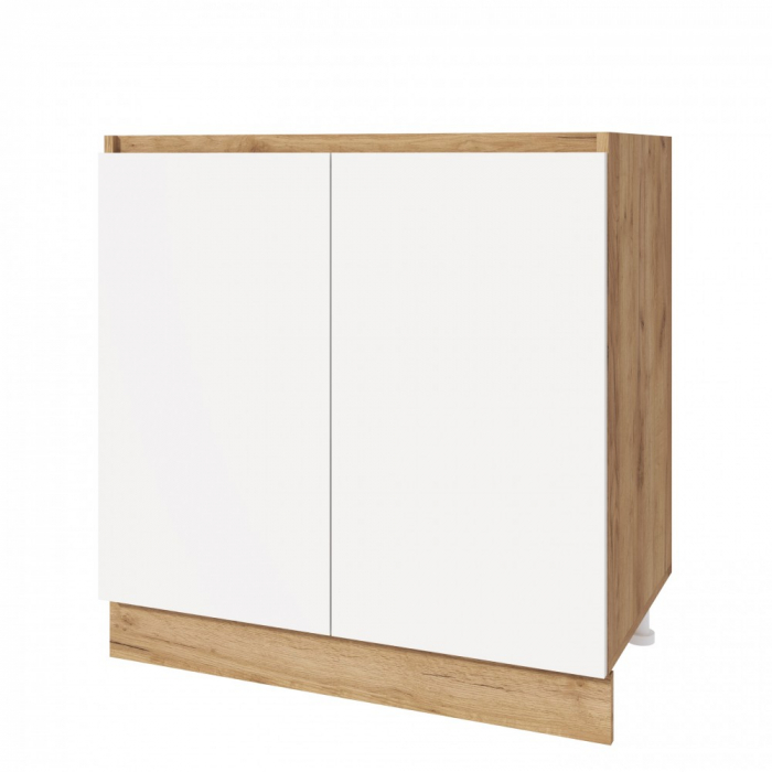 Masca chiuveta Chelsea, 80-2u, Stejar K003 + Acril Alb [4]