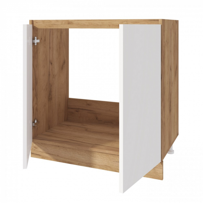 Masca chiuveta Chelsea, 80-2u, Stejar K003 + Acril Alb [5]