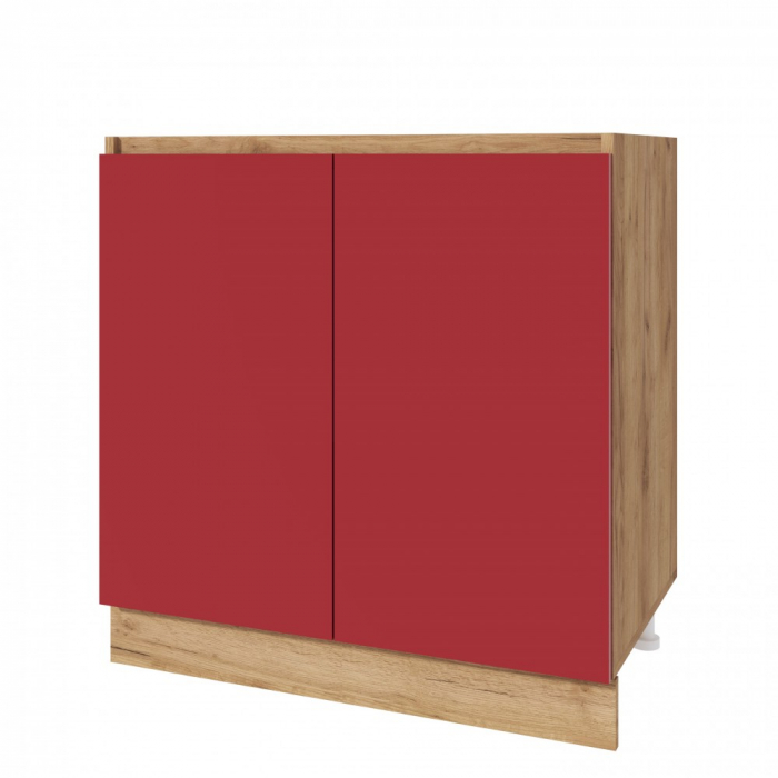 Masca chiuveta Chelsea, 80-2u, Stejar K003 + Acril Rosu [4]