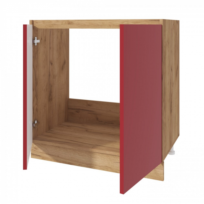 Masca chiuveta Chelsea, 90-2u, Stejar K003 + Acril Rosu [5]