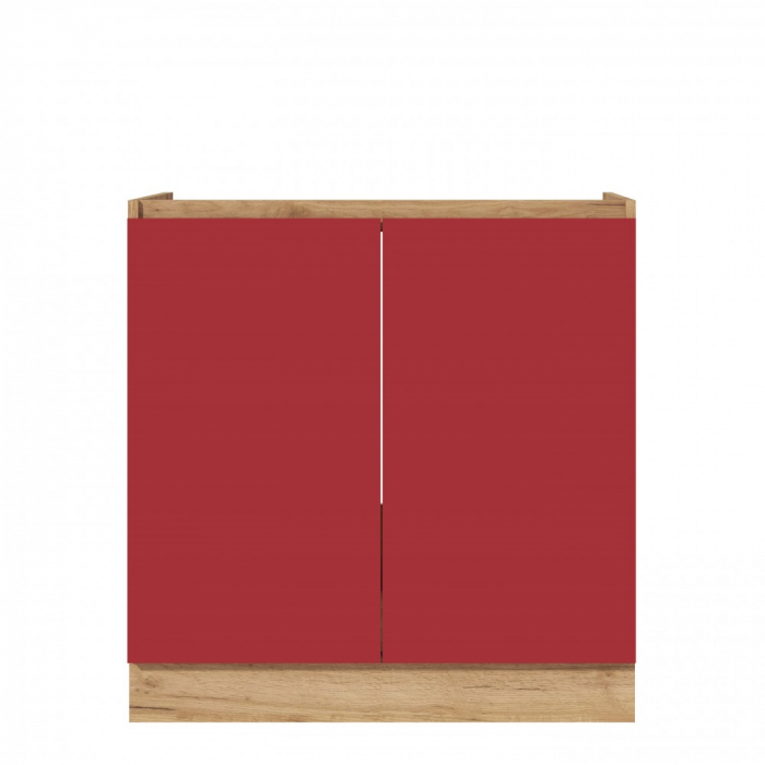 Masca chiuveta Chelsea, 90-2u, Stejar K003 + Acril Rosu [3]