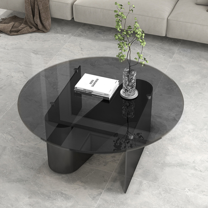 MASUTA CAFEA GLASS 1 STICLA NEAGRA SECURIZATA+MDF [2]