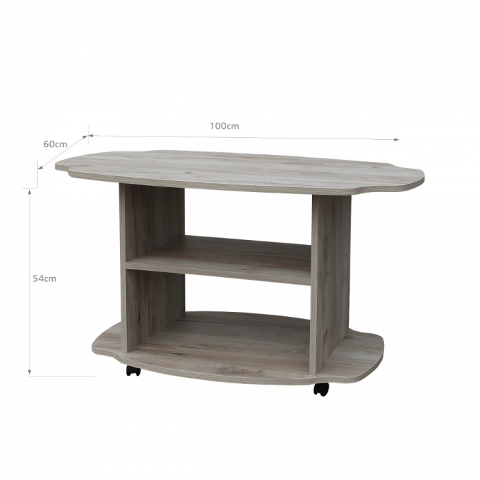 Masuta de cafea Twist ro,100x60x54 cm, K002 stejar [2]