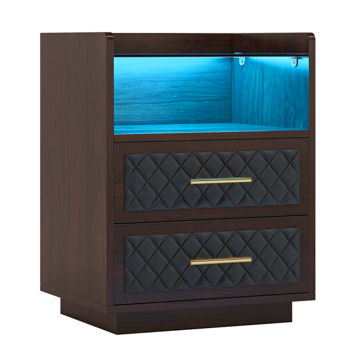 NOPTIERA AZZURO MDF+STICLA, LED RGB,50*40*64 cm [3]