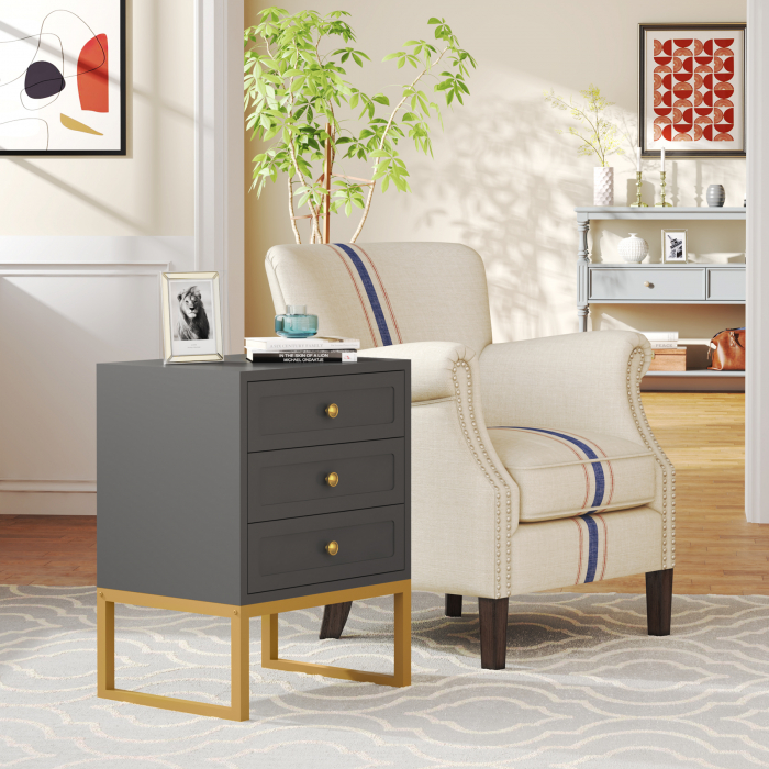 NOPTIERA BRISTOL 50 x 40 x 66 CM MDF+METAL [9]