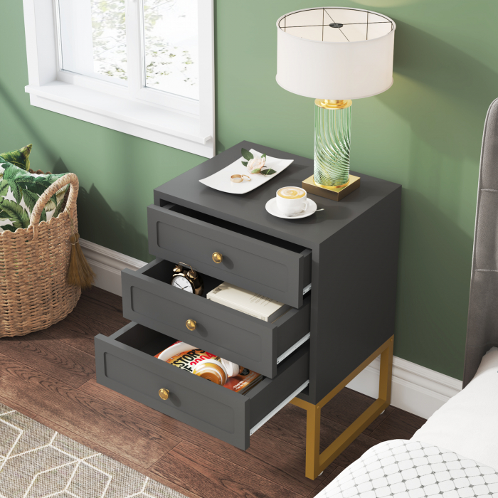 NOPTIERA BRISTOL 50 x 40 x 66 CM MDF+METAL [8]