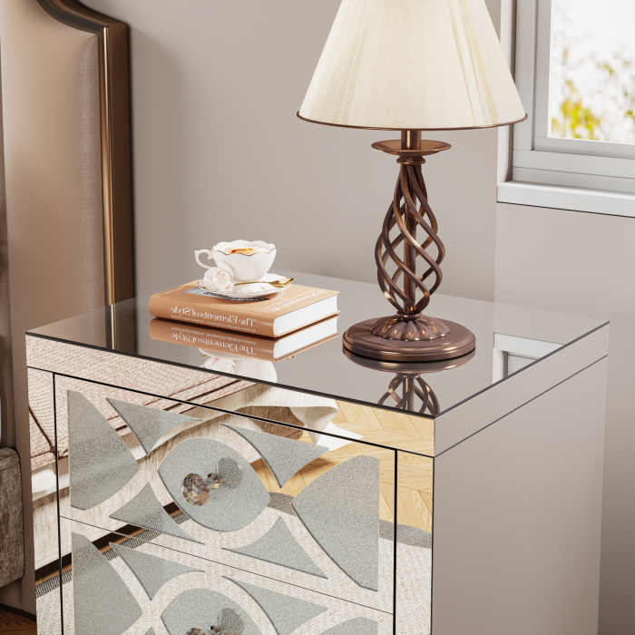 NOPTIERA MIRROR  45 x 35 x 60 CM MDF+Metal+STICLA [7]
