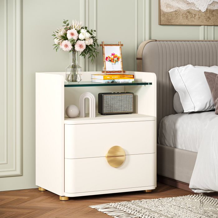 NOPTIERA VERSAY LUX MDF + STICLA,50X40X62 CM [1]